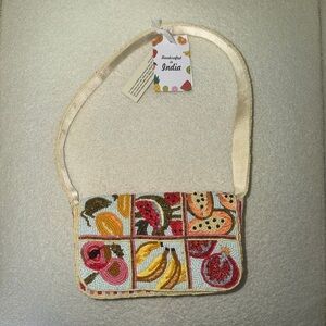 NEW! Viral T.J.Maxx Colorful Fruit Beaded Shoulder Bag